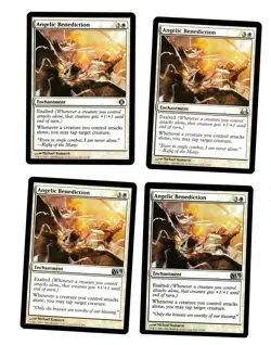 4x Angelic Benediction EX Conflux Duel Decks M13 Mtg Magic EDH 4x x4 - Image 1
