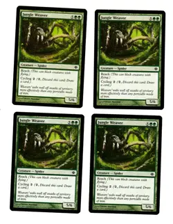 4x Jungle Weaver EX Shards of Alara Mtg Magic EDH 4x x4 - Image 1