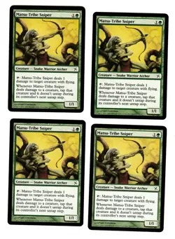 4x Matsu-Tribe Sniper EX Betrayers of Kamigawa Mtg Magic EDH 4x x4 - Image 1