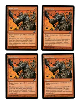 4x Brute Force EX Planar Chaos Mtg Magic EDH 4x x4 - Image 1