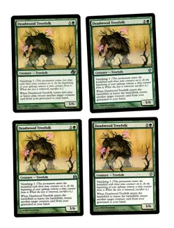 4x Deadwood Treefolk EX Planar Chaos Commander Mtg Magic EDH 4x x4 - Image 1