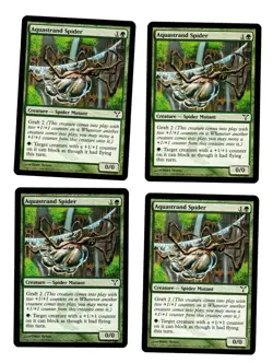 4x Aquastrand Spider EX Dissension Commander Mtg Magic EDH 4x x4 - Image 1
