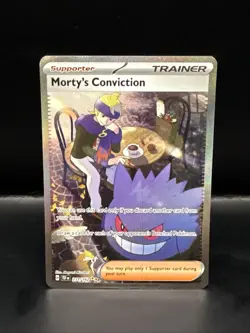 Pokemon TCG Morty's Conviction 211/162 Sv05: Temporal Forces Holo - Image 1
