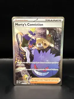 Pokemon TCG Morty's Conviction 211/162 Sv05: Temporal Forces Holo - Image 2
