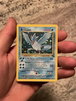 Pokemon TCG Articuno Fossil 2/62 Holo Unlimited Holo Rare - Image 1