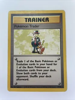 Pokemon Trader 77/102 - Base Set Regular (MP) - Image 1
