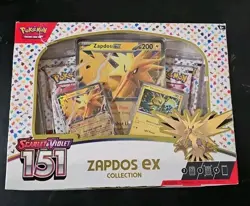 Pokemon TCG 151 Zapdos ex Collection Box - Sealed - Box Has Damage - Image 1