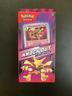 2025 Pokemon TCG Knock Out Collection Box - Alakazam Promo + 2 Booster Packs NEW - Image 2