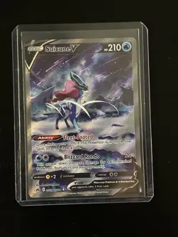 Pokemon TCG Suicune V GG38/GG70 Crown Zenith: Galarian Gallery NM - Image 2