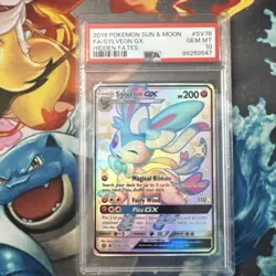 2019 Pokemon Sun & Moon Hidden Fates Shiny Sylveon GX SV76/SV94 PSA 10 GEM Mint - Image 3