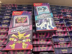 Pokemon Knockout Collection Alakazam & Chien-Pao 2025 Sealed Box (Lot of 69) - Image 1