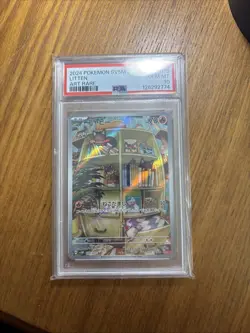 PSA 10 Gem Mint Litten Art Rare 2024 Pokemon Sv5m Japanese #075 - Image 1
