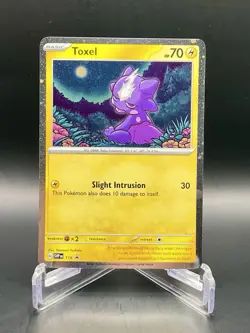 Toxel SVP 119 Scarlet & Violet Cosmos Holo Rare *SWIRL* Promo Pokemon TCG NM/M - Image 1