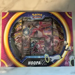 Pokemon TCG: Hoopa V Box New Sealed, includes apack of Evolving Skies see photos - Image 1