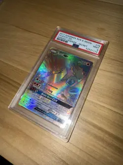 Pokemon Sun & Moon Full Art Enter GX Shining Legends PSA 9 - Image 1