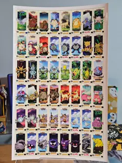 Pokemon Bubble Gum Uncut 2x Sticker Sheet Sets - Peru - (2x Total Sheet) - Image 4