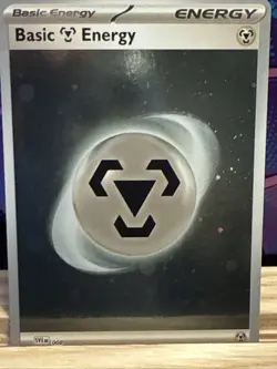 Pokemon TCG Basic Steel Energy SVE 008 Holo Rare Pokemon 151 - NM - English - Image 1