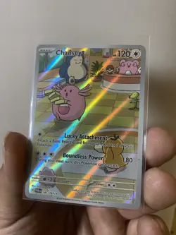 2024 POKEMON TWM TWILIGHT MASQUERADE #187 CHANSEY 187/167 SIR Illustration RARE - Image 1