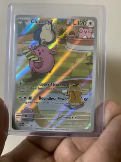 2024 POKEMON TWM TWILIGHT MASQUERADE #187 CHANSEY 187/167 SIR Illustration RARE - Image 4