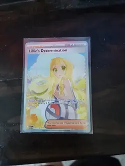 Pokemon Lillie's Determination SIR 184/132 Mega Evolution ENGLISH Pack Fresh - Image 1