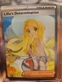 Pokemon Lillie's Determination SIR 184/132 Mega Evolution ENGLISH Pack Fresh - Image 2