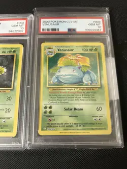 Pokemon 2023 Classic Set PSA 10 Venusaur Ivysaur Bulbasaur CLV EN - Image 2