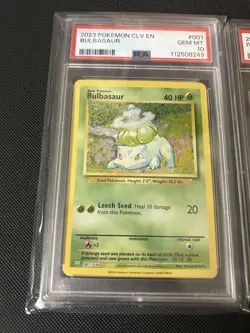 Pokemon 2023 Classic Set PSA 10 Venusaur Ivysaur Bulbasaur CLV EN - Image 4