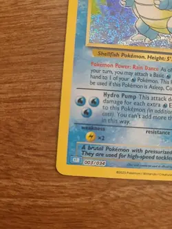 Blastoise 003/034 -CLB Classic Collection - Holo - English - Near Mint - Image 5