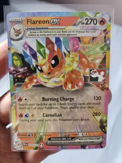 Flareon ex 014/131 - Prize Pack Series 7 - Pokemon TCG Prismatic Evolutions - Image 1