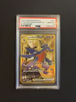 Cynthia’s Garchomp ex 241/182 Pokemon Destined Rivals - PSA 10 Gem Mint - Image 1