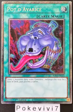 Carte YU-GI-OH! POT D'AVARICE RA03-FR160 PSR NEUF - Image 1