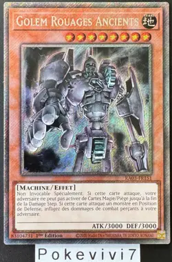 Carte YU-GI-OH! GOLEM ROUAGES ANCIENTS RA03-FR151 PSR NEUF - Image 1