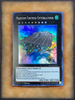 Yugioh Phantom Fortress Enterblathnir INCH-EN052 Super Rare 1st Ed NM - Image 1