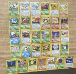 Pokemon Card Lot Of 31 - All 1st Edition - Jungle - Lightly Played - Uncommon + - Image 1
