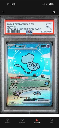 2024 Pokemon Mew ex Special Illustration Rare Mint #232 Card - Image 1