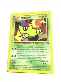 METAPOD - 42/75 - Neo Discovery - Pokemon Card - LP - Image 1
