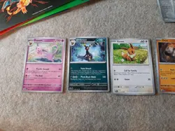Large Mixed Lot Pokemon Trading Cards Stickers & Binders Prismatic Evolution - Image 5