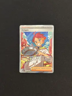 Crispin 164/142 Stellar Crown Full Art Ultra Rare Holo Pokemon Card - Image 1
