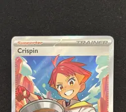 Crispin 164/142 Stellar Crown Full Art Ultra Rare Holo Pokemon Card - Image 3