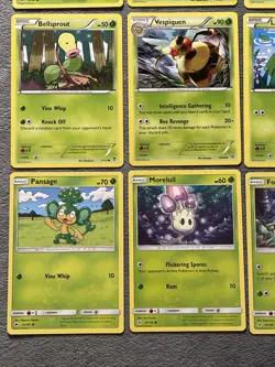 Pokemon Cards Lot Grass Type Rare Pinsir Cheap in Grotle Evolution Sets Tangela - Image 5