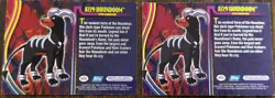 Pokemon Houndoom #229 Holo & Regular - 2 Cards - TV Animation Edition By Topps - Image 4
