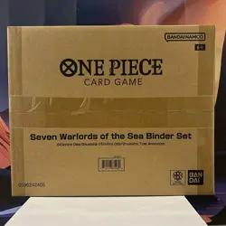 One Piece Card Game Seven Warlords of the Sea Binder Set English, New Sealed - Image 1