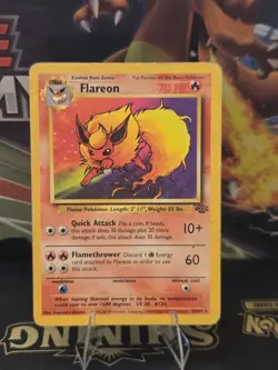 Pokemon Jungle 3 Card Lot Flareon 19/64, Pinsir 25/64, And Marowak 39/64 Vintage - Image 2