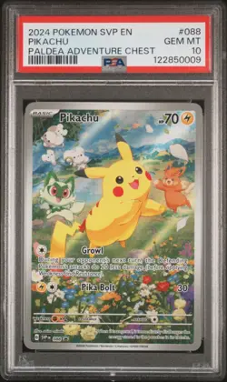 Pikachu 088 Sv: Scarlet & Violet Promo Cards Holo PSA 10 - Image 1
