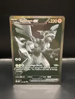 Pokemon TCG Zekrom EX Card 172/086 English Black Bolt - Image 3