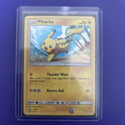 Pokemon Pikachu Holo Shining Legends Promo Card SM81 - Image 1