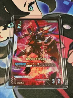 Gundam Card Game Newtype Rising Strike Rouge GD01-069 R+ Holo Foil English NM - Image 2