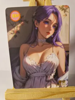 Cute Girl | Anime Waifu | SSR-011 | Stunning Girl | Goddess Waifu Card - Image 1