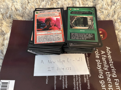 1997 Decipher Star Wars CCG Collectable Card Game C/UC lot New Hope Limited - Image 1