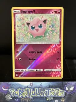 Pokemon Card Jigglypuff 41/68 Hidden Fates Reverse Holo Rare NM - Image 1